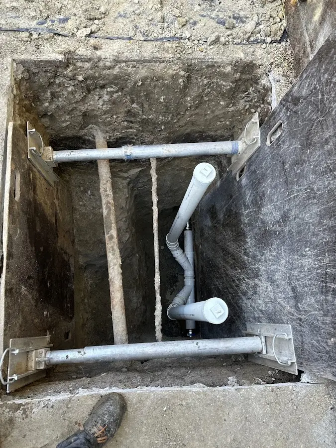 Experienced plumber completing Gas Line Repair work in Virginia Beach